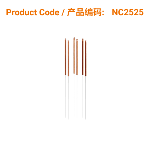 C-Type Copper Acupuncture Needles (no guide tube) 0.25 x 25mm | Phoenix Medical