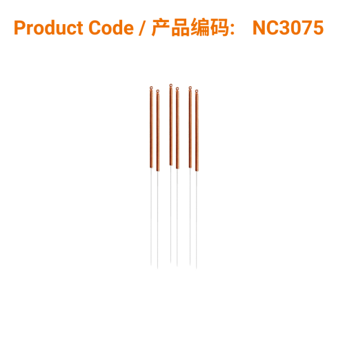 C-Type Copper Acupuncture Needles (no guide tube) 0.30 X 75mm | Phoenix Medical