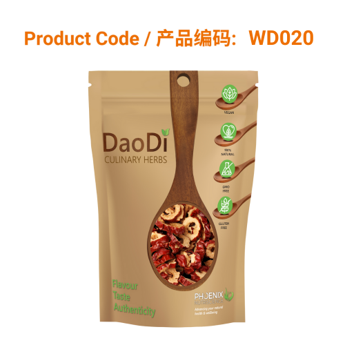 Dried Jujube Dates (Pitted & Sliced, Hong Zao) | Phoenix Medical