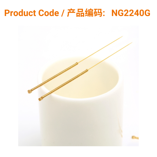 G-Type Gold Plated Acupuncture Needles (Guide Tube) 0.22 x 40mm | Phoenix Medical