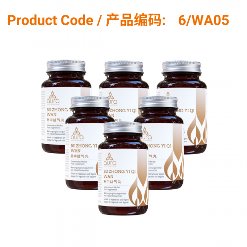 SAVE - Bu Zhong Yi Qi Tang - Aura Herbs 600mg (6 x 60 tablets) | Phoenix Medical