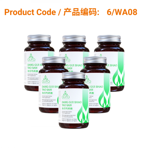 SAVE - Dang Gui Shao Yao San - Aura Herbs 600mg (6 x 60 tablets) | Phoenix Medical