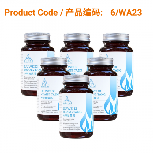 SAVE - Liu Wei Di Huang Wan - Aura Herbs 600mg (6 x 60 tablets) | Phoenix Medical