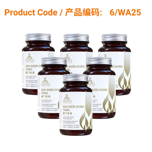 SAVE - Mai Men Dong Tang - Aura Herbs 600mg (6 x 60 tablets) | Phoenix Medical