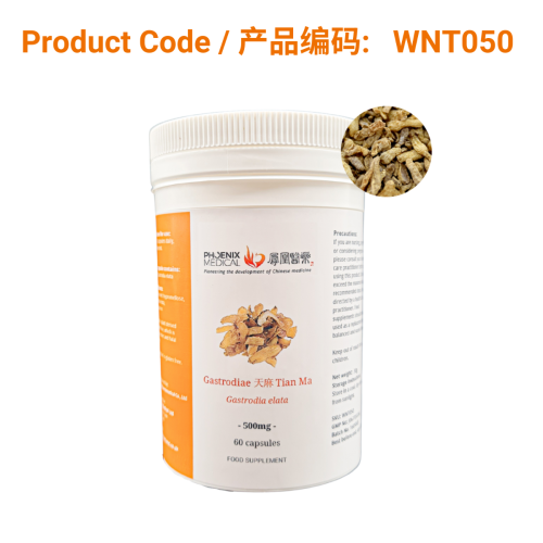 Tian Ma Gastrodia Root Capsules 500mg (60 caps) | Phoenix Medical